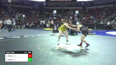 170 lbs Semifinal - Jocelyn Yepez, Paramount vs Jacklyn Green, Golden West