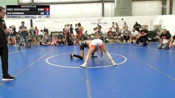 56 lbs Rr Rnd 3 - Kiely Domyancich, PA West White - W vs Ava Sommers, Lady Warriors United - W