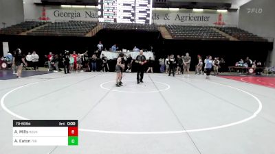 70-80 lbs Rr Rnd 5 - Laura Ayala, Level Up Wrestling Center vs Sawyer Mitchell, Georgia