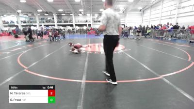 56 lbs Consi Of 8 #1 - Maximus Tavares, Chelmsford vs Stephen Prout, Top Flight Wr Ac