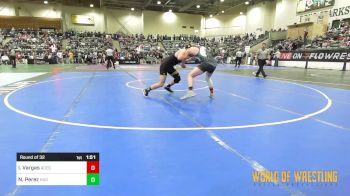 160 lbs Round Of 32 - Isaiah Vargas, Upper Valley Aces vs Nicholas Perez, Hughson