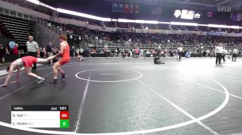 148 lbs Quarterfinal - Kasen McAffrey, Sandsprings vs Slayton Swenson, Canton High School