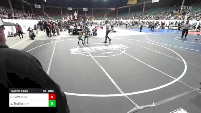 46 lbs Quarterfinal - Ezekiel Silva, Team Xtreme WC vs Jayce Trujillo, Duran Elite