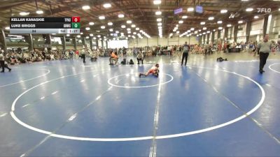 84 lbs Round 5 (4pm Saturday) - Kellan Kanaskie, PA Silver vs Luke Briggs, Great Neck W.C