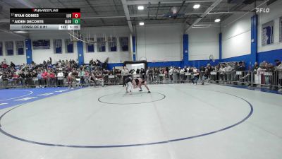 126 lbs Consi Of 8 #1 - Ryan Gomes, Ludlow vs Aiden DeCoste, Gloucester