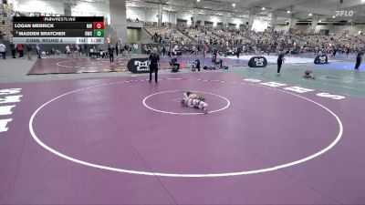 65 lbs Cons. Round 4 - Madden Bratcher, Rabbit Wrestling Club vs Logan Merrick, Maryville Wrestling