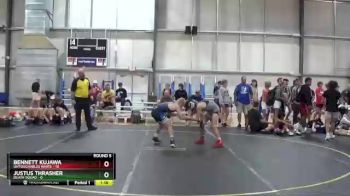 105 lbs Round 5 (6 Team) - Justus Thrasher, Death Squad vs Bennett Kujawa, Untouchables White