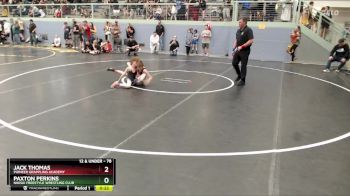 78 lbs 1st Place Match - Jack Thomas, Pioneer Grappling Academy vs Paxton Perkins, Nikiski Freestyle Wrestling Club