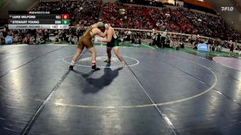 5A 285 lbs Champ. Round 1 - Stewart Young, Bonneville vs Luke Wilford, Vallivue