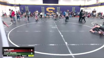 115 lbs Round 5 - Wyatt Wilkins, James Island Youth Wrestling vs Aden Jones, LWC: Raiders