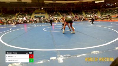 150 lbs Quarterfinal - Gia Coons, CPA Wrestling vs Launa Cantrell, Unaffiliated