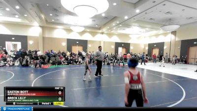 70 lbs Quarterfinal - Breck Lilly, South Summit Wrestling Club vs Easton Bott, Bear River Wrestling Club