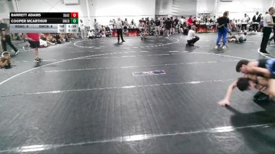 120 lbs Round 3 (4 Team) - Cooper McArthur, Storm Wrestling Center B vs Barrett Adams, SGAC