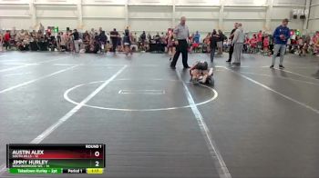 76 lbs Round 1 (6 Team) - Austin Alex, South Hills vs Jimmy Hurley, Neighborhood WC