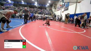 52 lbs Round Of 16 - Rayce Luu, Pocola Youth Wrestling vs Barrett Robb, IRONMEN Wrestling Club