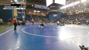 190 lbs Cons. Round 7 - Colton Bell, Lake Highland Preparatory School vs Brayden Zuercher, Nazareth