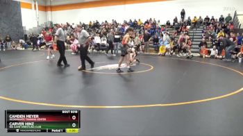 95 lbs Quarterfinal - Carver Hinz, Big Game Wrestling Club vs Camden Meyer, McDominate Training Center