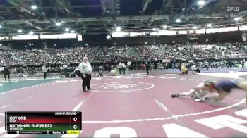 132 lbs Champ. Round 1 - Nathaniel Gutierrez, Yerington vs Koy Orr, Filer