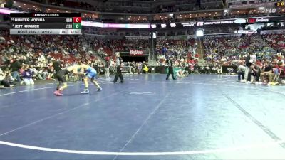 1A-113 lbs Cons. Round 3 - Jett Kramer, Lynnville-Sully vs Hunter Hodina, BGM, Brooklyn