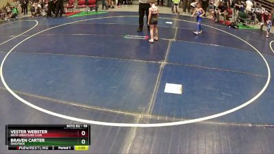 48 lbs Quarterfinal - Braven Carter, Shootbox vs Vester Webster, Delta Wrestling Club