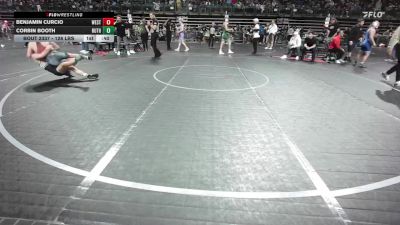 128 lbs Consi Of 8 #1 - Benjamin Curcio, West Deptford vs Corbin Booth, Ruthless WC