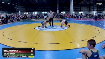 90 lbs Round 1 (6 Team) - Grant Early, GREAT NECK WRESTLING CLUB - GREEN vs Braxton Rankin, RICHMOND WRESTLING CLUB