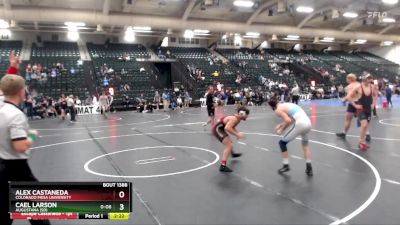 149 lbs Cons. Semi - Alex Castaneda, Colorado Mesa University vs Cael Larson, Augustana (SD)