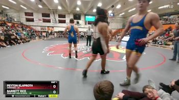 175 lbs Pool A - Peyton Klaproth, Shoshoni vs Barrett Rice, Worland High School