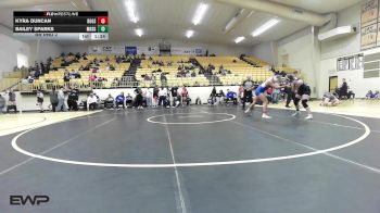 135 lbs Rr Rnd 2 - Kyra Duncan, Rogers High School Girls vs Bailey Sparks, Miami HS Girls