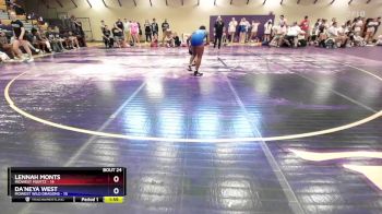 125 lbs Placement - Da`Neya West, MoWest Wild Dragons vs Lennah Monts, Midwest Misfitz