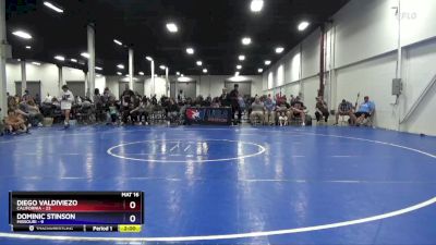 130 lbs 2nd Wrestleback (8 Team) - Diego Valdiviezo, California vs Dominic Stinson, Missouri