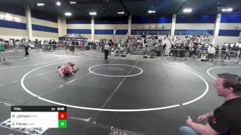 70 lbs Consolation - Ryker Johnson, Eastern Oregon Elite vs Esquire Flores, SoCal Grappling WC