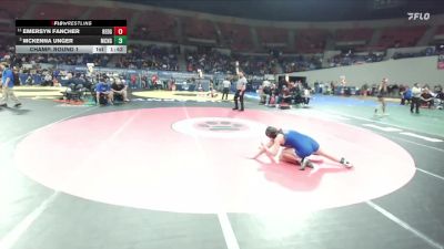 6A/5A Girls 140 Champ. Round 1 - McKenna Unger, McNary Girls vs Emersyn Fancher, Redmond Girls