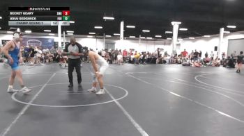 120 lbs Champ. Round 2 - Jekai Sedgwick, Forge vs Becket Geary, St Mary`s Hawkeyes