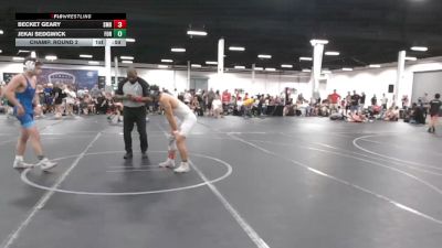 120 lbs Champ. Round 2 - Jekai Sedgwick, Forge vs Becket Geary, St Mary`s Hawkeyes