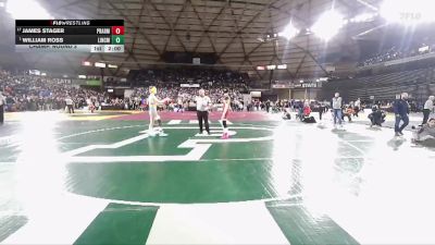 Boys 3A 126 lbs Champ. Round 3 - William Ross, Lincoln (Tacoma) vs James Stager, Prairie