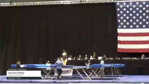 Caroline Walker - Individual Trampoline, Eagle Gymnastics TX - 2021 USA Gymnastics Championships