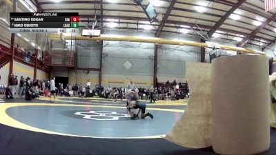 106 lbs Cons. Round 6 - Santino Edgar, Christian Brothers Academy vs Niko Odiotti, Loyola Academy
