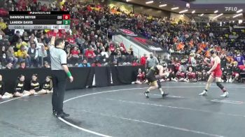 150 lbs Semis - Landen Davis, Eddyville-Blakesburg-Fremont vs Dawson Beyer, Clarion-Goldfield-Dows