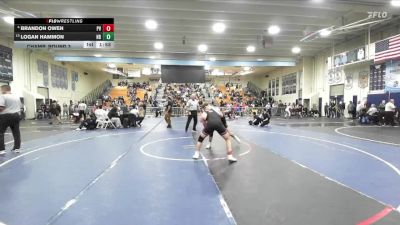 150 lbs Champ. Round 3 - Logan Hammon, Huntington Beach vs Brandon Owen, Paloma Valley