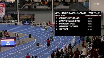 Youth Boys' 4x400m Relay, Finals 1 - Age 15-16