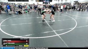 112 lbs Cons. Round 2 - Haley Williams, OH vs Kara Theis, IA