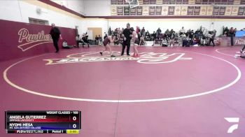 160 lbs Champ. Round 2 - Nyomi Mesa, Mt. San Antonio College vs Angela Gutierrez, Simpson University