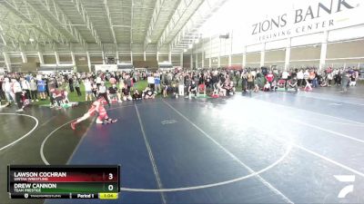 88 lbs Cons. Round 3 - Drew Cannon, Team Prestige vs Lawson Cochran, Uintah Wrestling