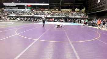 120 lbs Cons. Round 2 - Kinsey Fireoved, Basehor-Linwood HS vs Kenlee Vehige, Hays HS