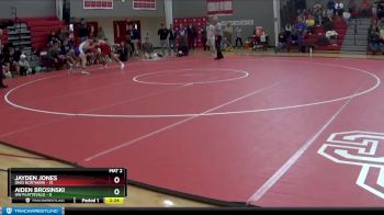 157 lbs Finals (2 Team) - Aiden Brosinski, UW Platteville vs Jayden Jones, Ohio Northern