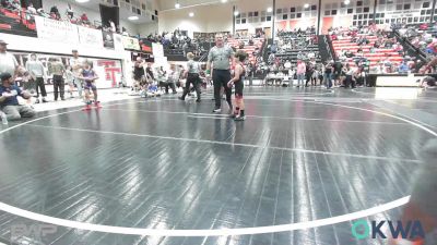 61 lbs Rr Rnd 2 - Deacon Alfaro, Grove Takedown Club vs James Evans, Bartlesville Wrestling Club
