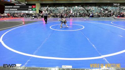 43 lbs Consi Of 8 #2 - Kountry Amasiu, Golden Back vs Colt Johnson, Greenwave Youth Wrestling Club