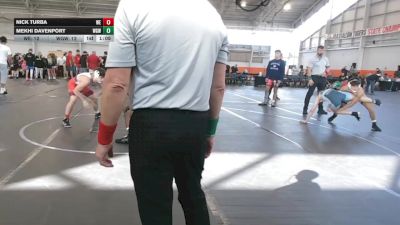 126 lbs Finals (2 Team) - Nick Turba, Warner Elite vs Mekhi Davenport, West Geauga Wolverines