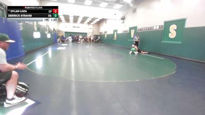 106 lbs Champ. Round 1 - Dylan Loza, Esperanza vs Derrick Strahm, Holtville